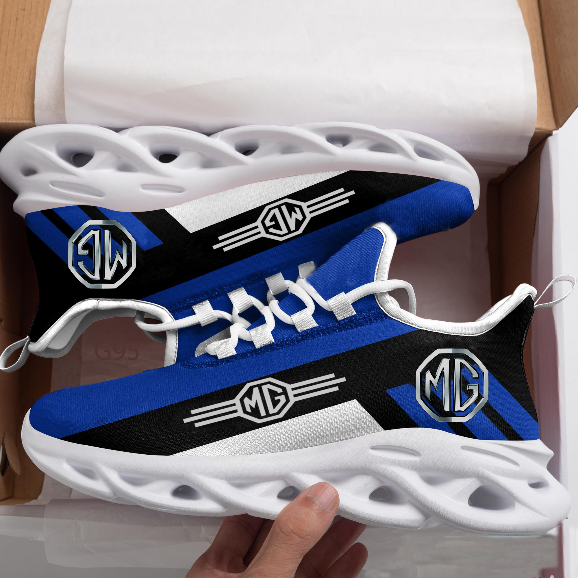 NFL Duke Blue Devils Sport Fans Striped Style Max Soul Sneaker Shoes max soul Mix cam 22