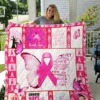 Breast Cancer  Blanket Quilt L21