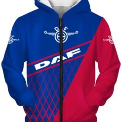 DAF Hoodie Zip Hoodie 3D TR21