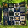Notre Dame Fighting Irish Blanket Quilt L21