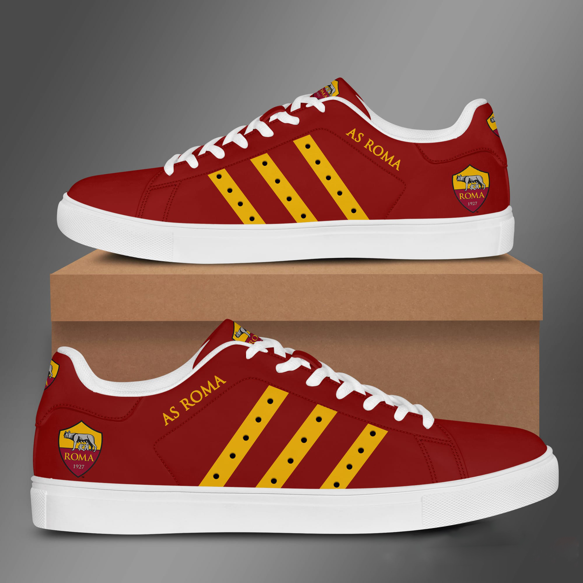 as-roma-yellow-striped-red-low-top-skate-shoes-1-BqQ8e as roma yellow striped red low top skate shoes 1 BqQ8e 1