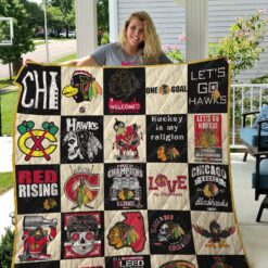 Chicago Blackhawks Blanket Quilt P20
