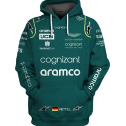 Sebastian Vettel Hoodie Zip Hoodie 3D TR21