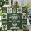 Milwaukee Bucks Blanket Quilt TR21