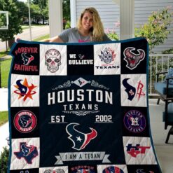 Houston Texans Love Quilt Blanket TR21