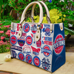 Detroit Pistons Leather HandBag TR21