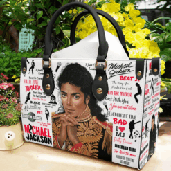 Michael Jackson Leather HandBag L21