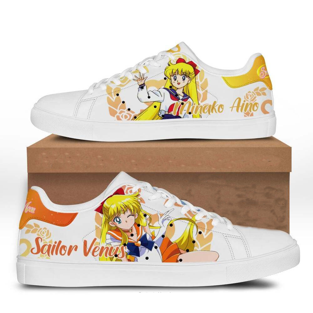 Sailor_Venus_Anime_Sailor_Moon_Skate_Stan_Smith_Shoes-copy Sailor Venus Anime Sailor Moon Skate Stan Smith Shoes copy