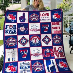 Texas Rangers Blanket Quilt L21