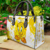 Tweety Bird lover i0 Leather Hand Bag Rze1