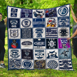 Geelong Cats Blanket Quilt TH21