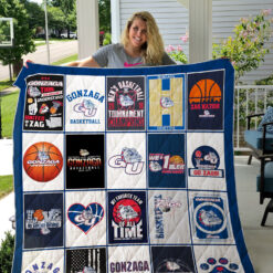 Gonzaga Bulldogs Blanket Quilt L21