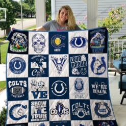 Indianapolis Colts Blanket Quilt L21