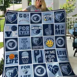 Memphis Grizzlies Blanket Quilt P20