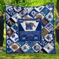 Memphis Tigers Blanket Quilt L21