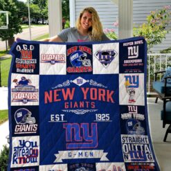 New York Giants Blanket Quilt L21