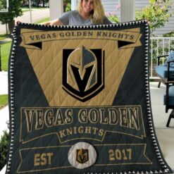 Vegas Golden Knights Blanket Quilt L21
