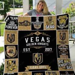 Vegas Golden Knights Blanket Quilt L21