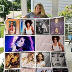 Whitney Houston Quilt Blanket TR21
