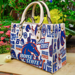 Boise State Broncos Leather HandBag L21
