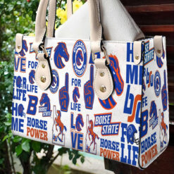 Boise State Broncos Leather HandBag L21