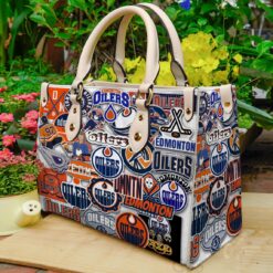 Edmonton Oilers Leather HandBag TH21