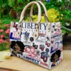 Liberty Flames Leather HandBag L21