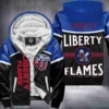 Liberty Flames Fleece Jacket a00  L21