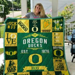 Oregon Ducks Blanket Quilt L21