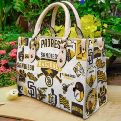 San Diego Padres Leather HandBag L21