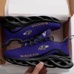 Baltimore Ravens Black Max Soul Shoes P20