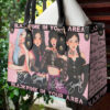 Black Pink Leather HandBag L21