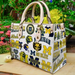 Michigan Wolverines Leather HandBag TR21