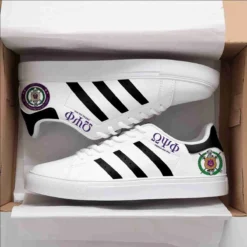 Omega Psi Phi Black Skate Stan Smith New Shoes P20