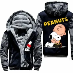 Snoopy Fleece Jacket a01 L21