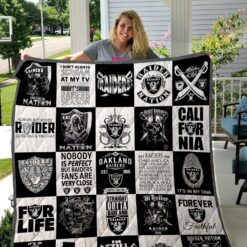 Las Vegas Raiders  3 Blanket Quilt P20