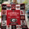 Georgia Bulldogs Quilt Blanket Quilt P20