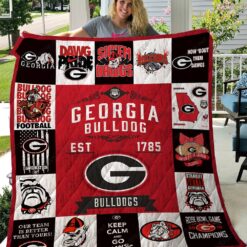 Georgia Bulldogs Quilt Blanket Quilt P20