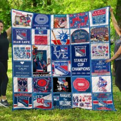 New York Rangers Quilt Blanket TR21