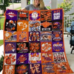 Clemson Tigers Quilt  Blanket TR21