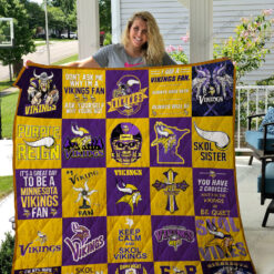 Minnesota Vikings 1 Blanket Quilt TR21