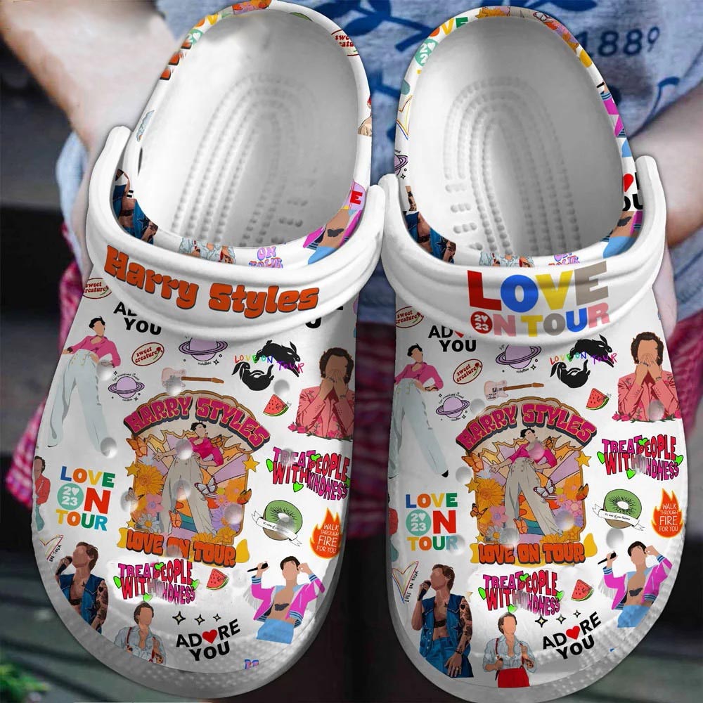 Harry-Styles-Love-On-Tour-2023-Crocs-Clog-Shoes Harry Styles Love On Tour 2023 Crocs Clog Shoes