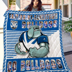 Canterbury Bankstown Bulldogs Blanket Quilt L21