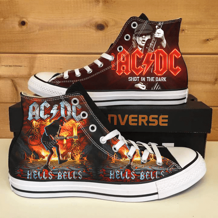 ACDC Band High Top Shoes 1 ACDC Band High Top Shoes