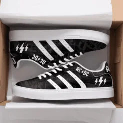 ACDC Black Stan Smith Shoes