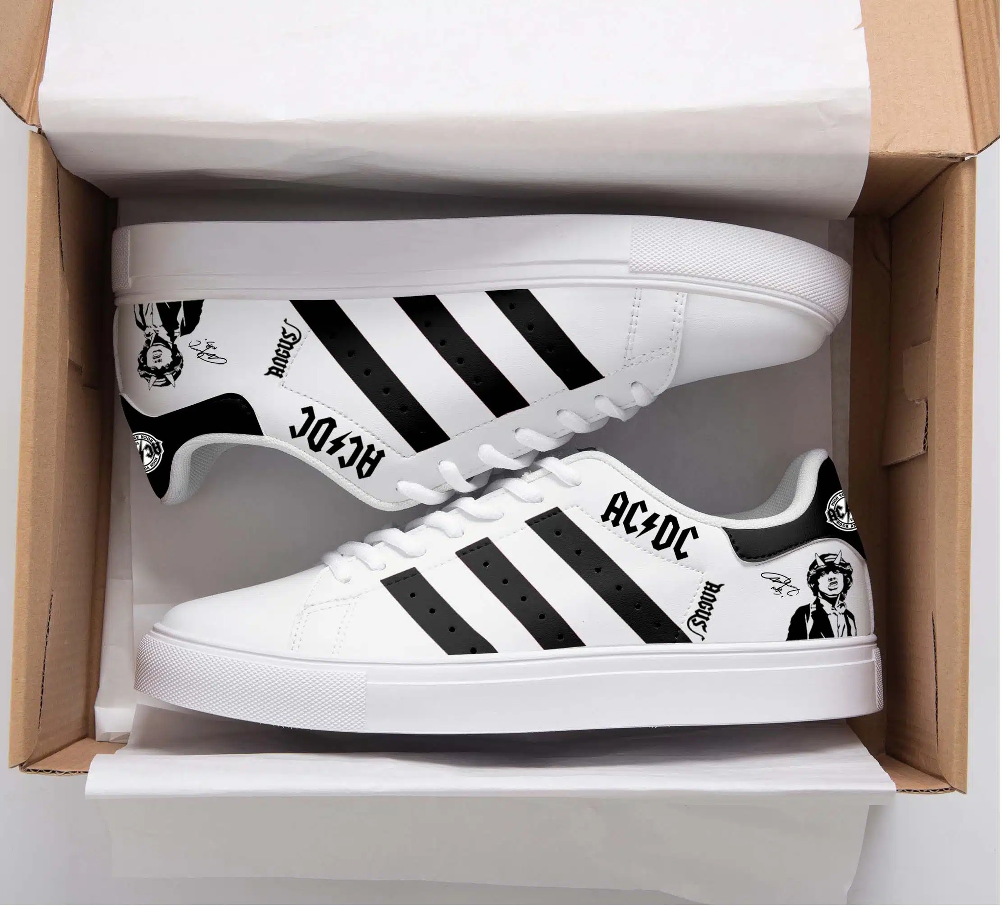 ACDC Stan Smith Shoes 1 ACDC Stan Smith Shoes