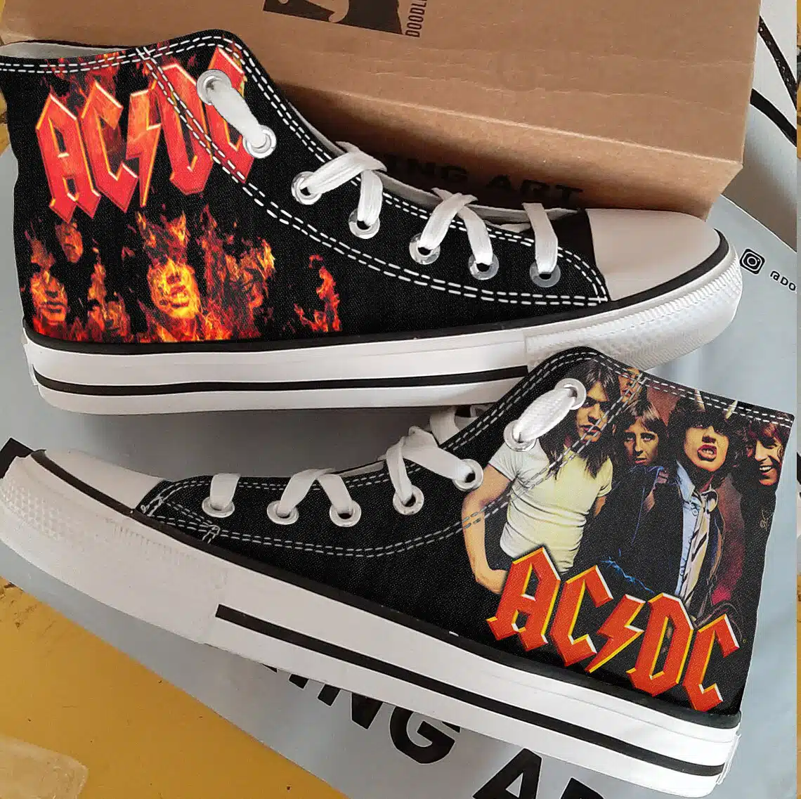 Ac/dc High Top Shoes 1 Ac/dc High Top Shoes
