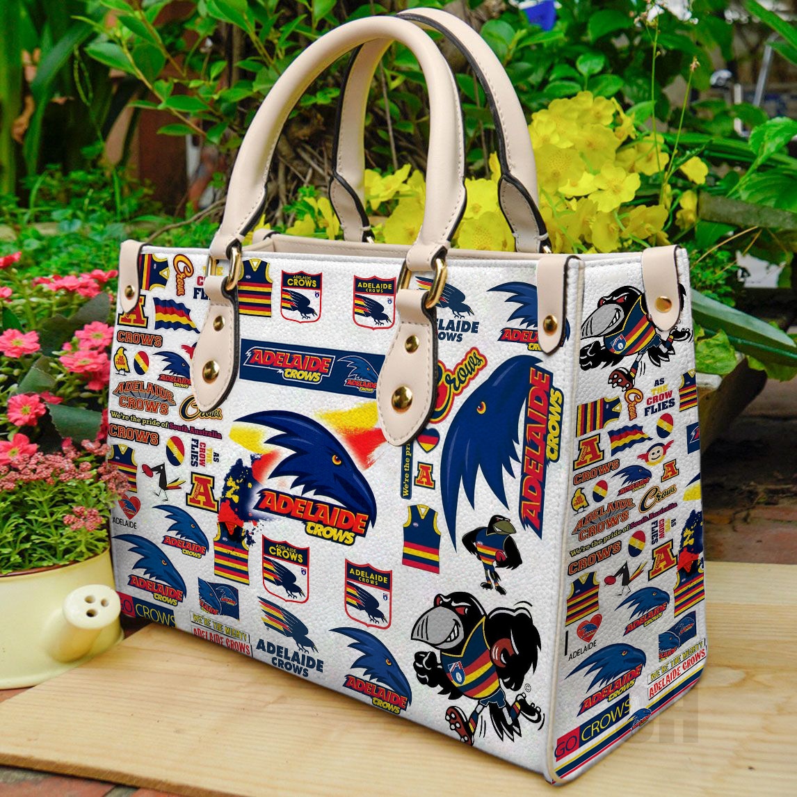 Adelaide Crows Leather Handbag 1 Adelaide Crows Leather Handbag