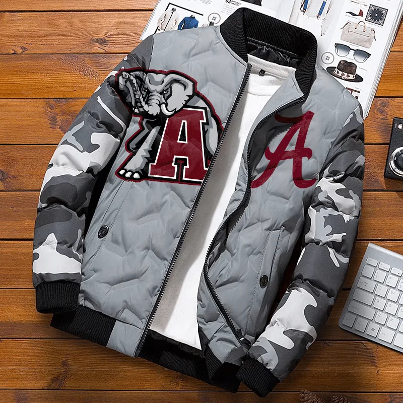 Alabama Crimson Tide Heavy Weight Jacket 1 Alabama Crimson Tide Heavy Weight Jacket