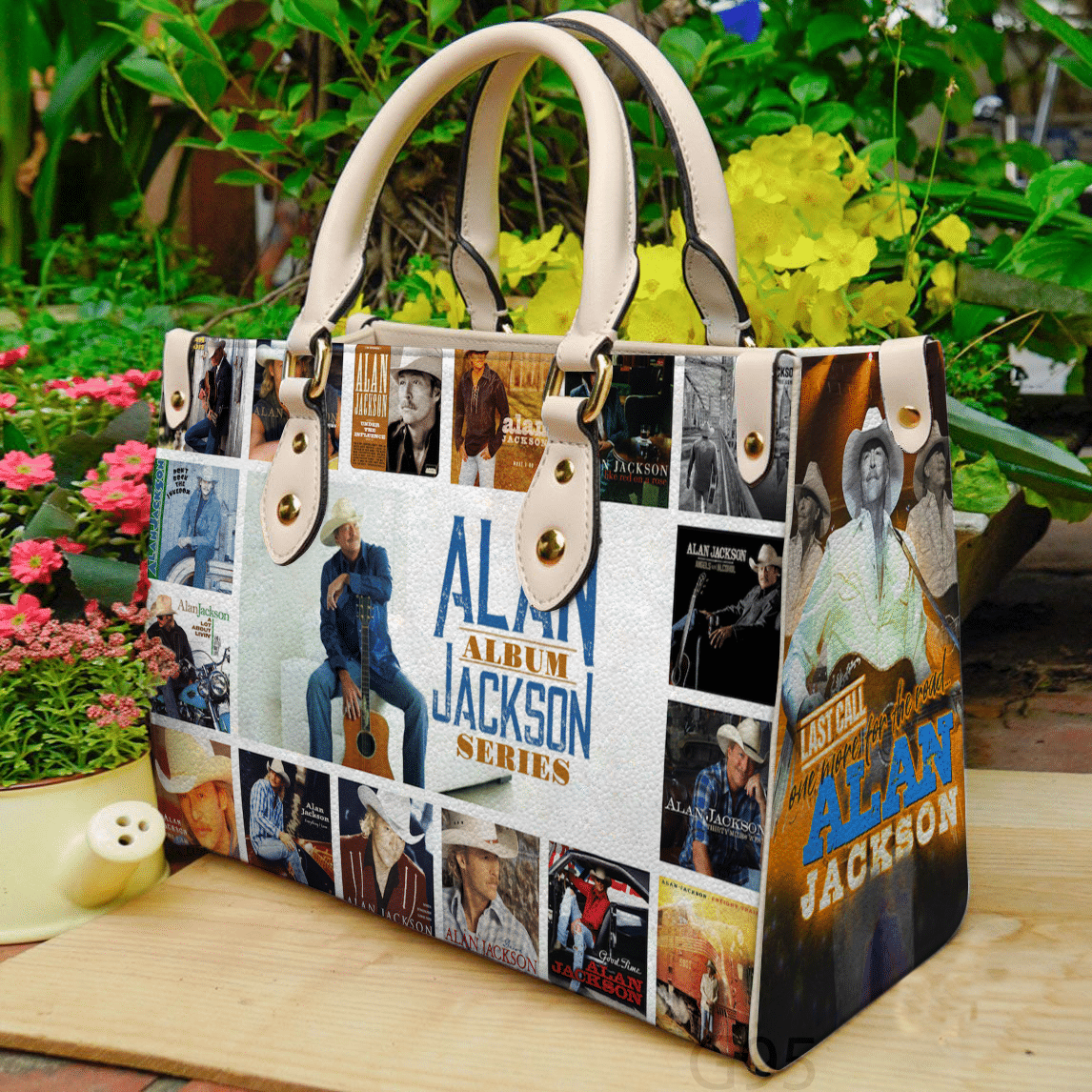 Alan Jackson Lover 2 Leather Handbag 1 Alan Jackson Lover 2 Leather Handbag